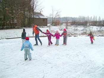 Schaatsen bij Ferienparadies Heidehof